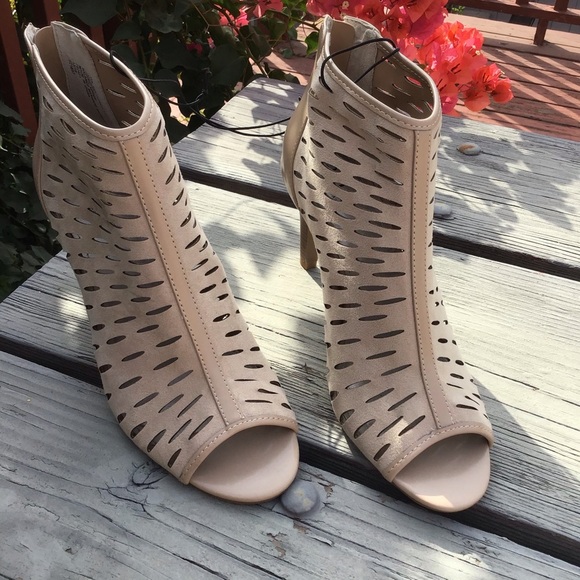 Open Toe Ankle Booties nwt - Picture 1 of 12